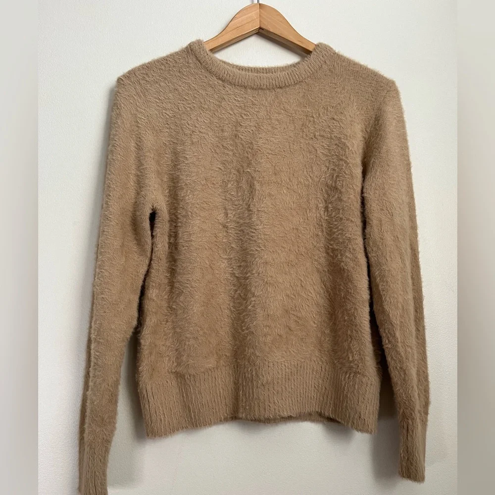 Another Love Finley Fuzzy Knit Sweater Chai - Picture 2 of 10